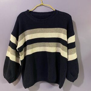 Stripe Multi Coloured Sweather